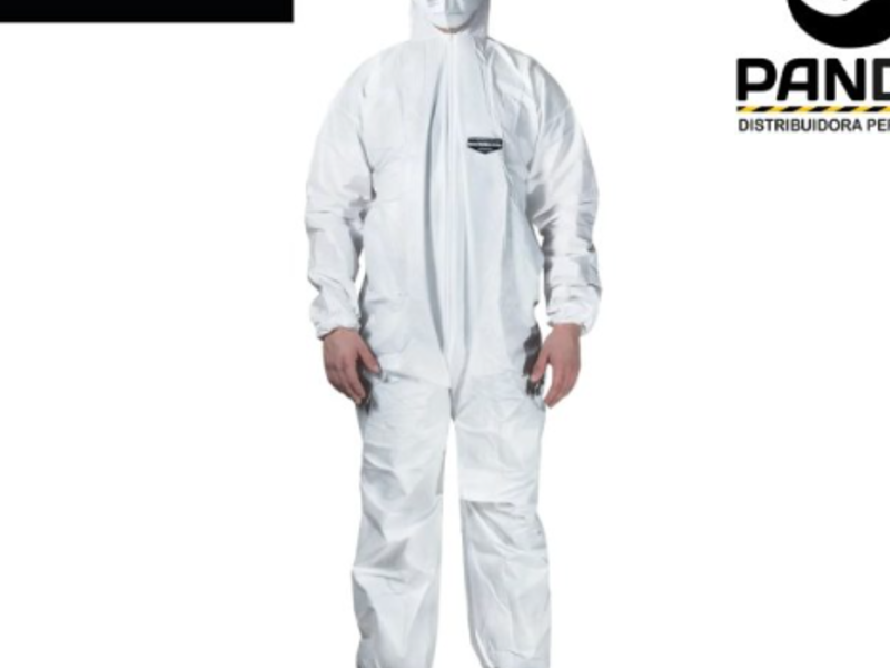 Buzo desechable blanco en Lurín