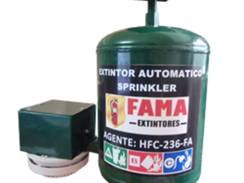 Extintor automático en Comas