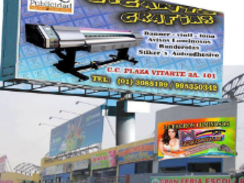 Vallas Publicitarias, Lima Perú