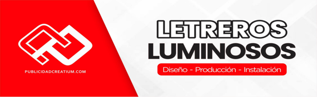 Letreros luminosos Creatium