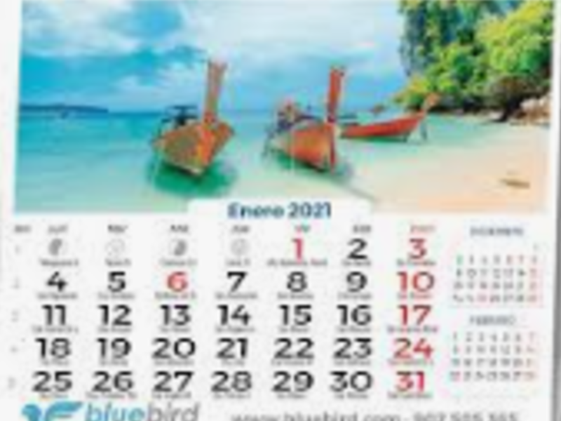 Calendario publicitario, Lima Perú