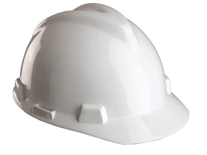 Casco de seguridad en Wánchaq