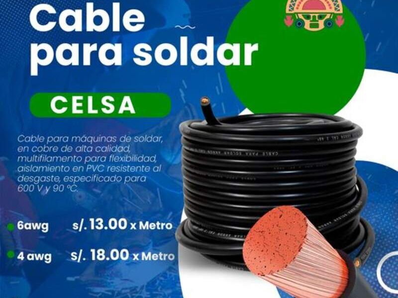 Cables para soldar Lima