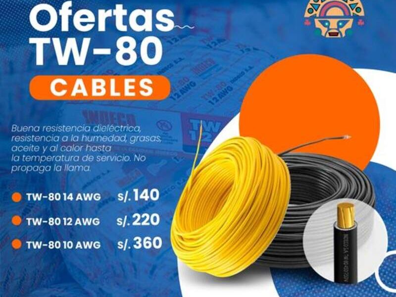 CABLE TW - 80  Lima