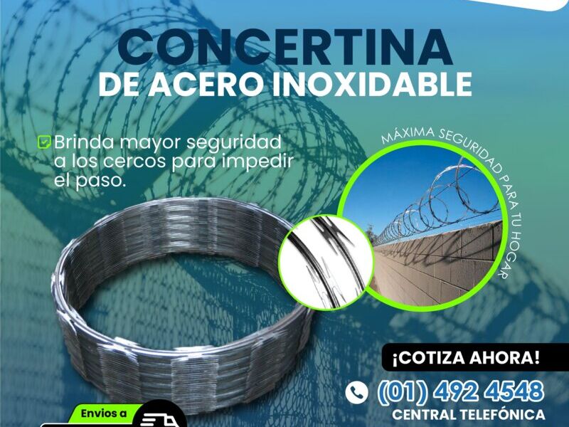 concertina galvanizada Lima