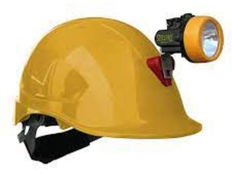 Casco con porta lampara en Lima
