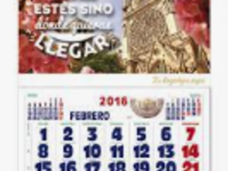 Calendario publicitario, Lima Perú