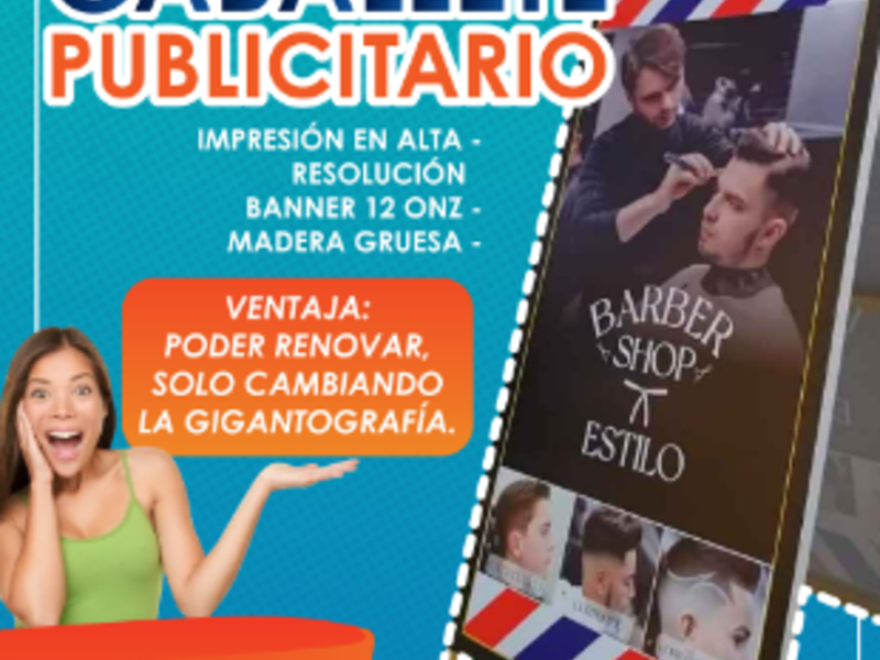 Caballetes publicitarios, Lima Perú