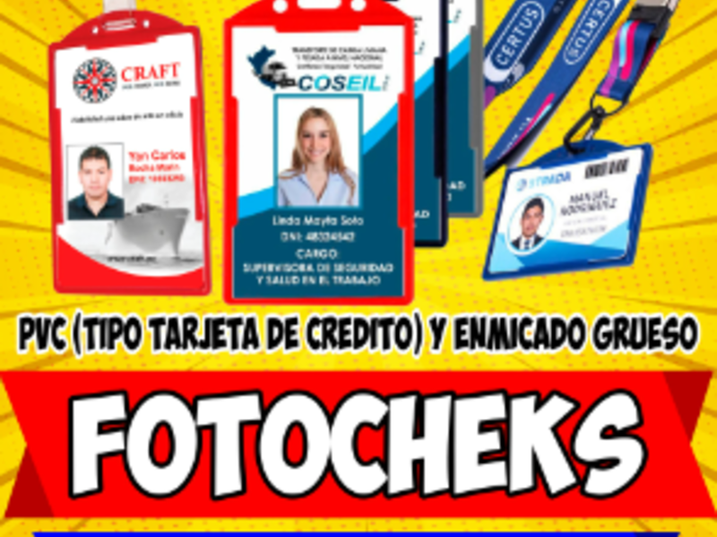 Fotocheck, Lima Perú