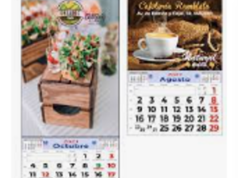 Calendario publicitario, Lima Perú