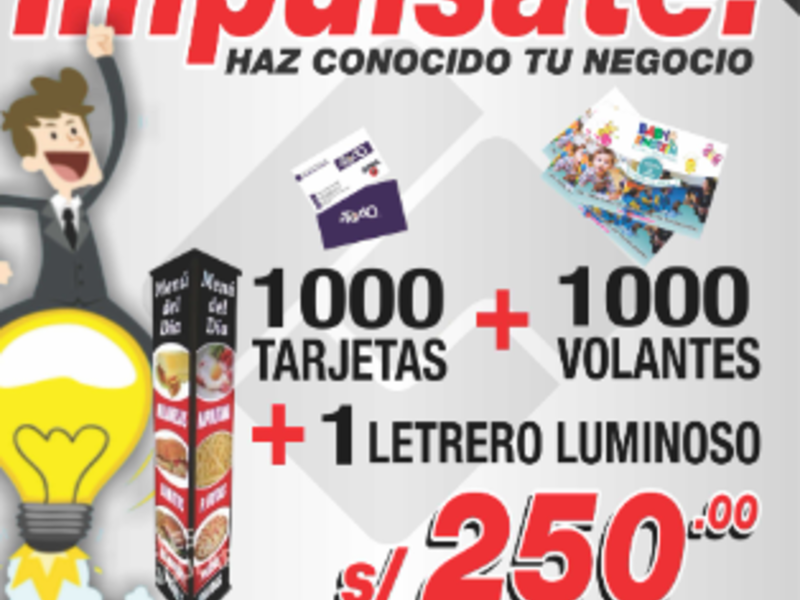 Triangular publicitario, Lima Perú