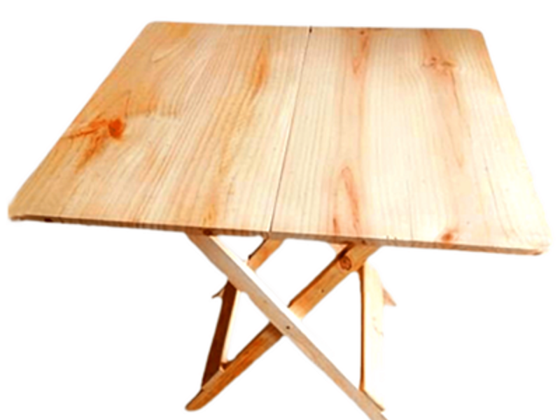 Mesa plegable comedor en madera