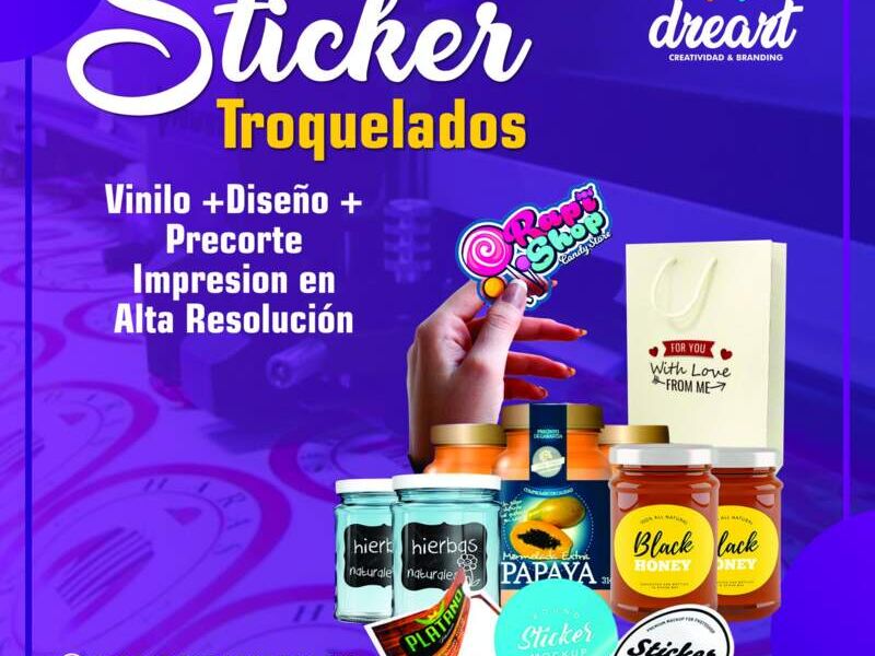 Stickers troquelados, Ica Perú