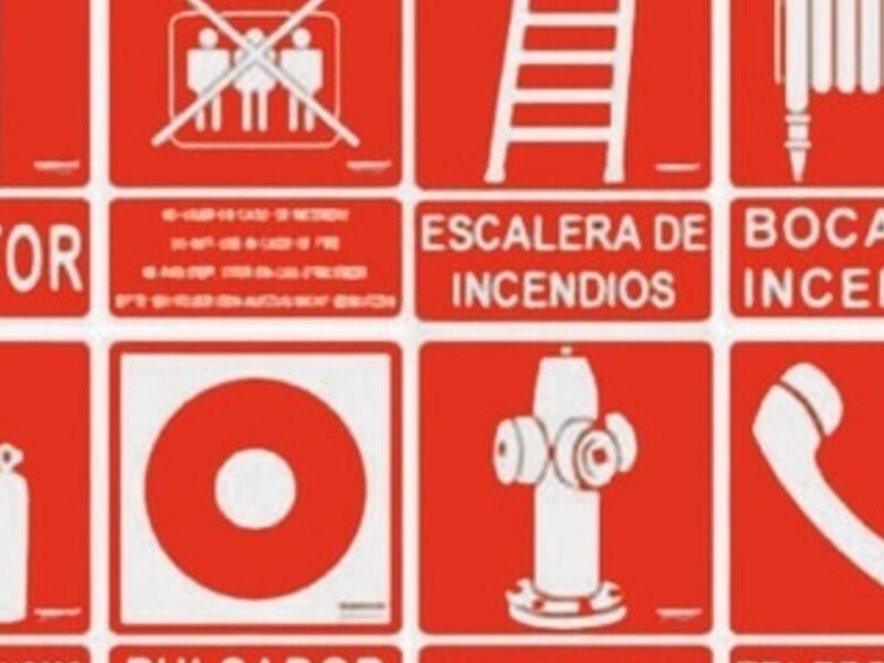 señalización contra incendios en Apurímac