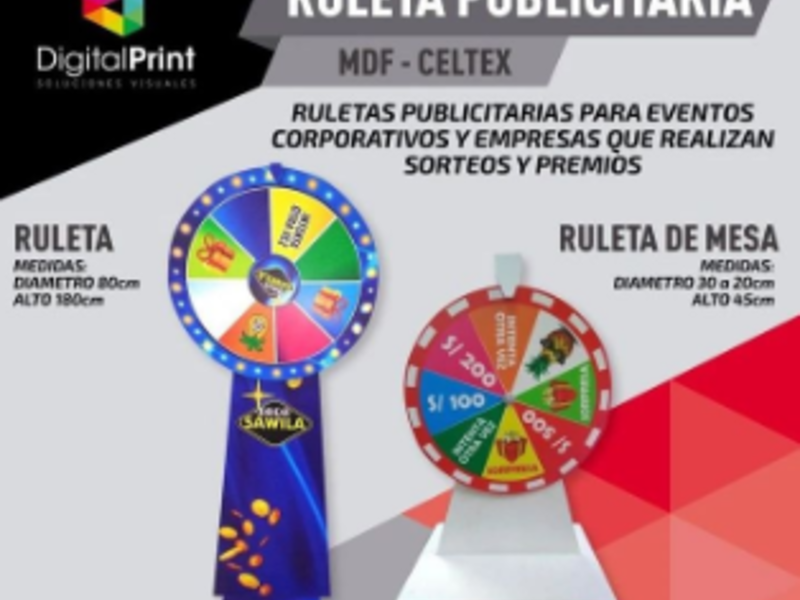 Ruleta publicitaria, Lima Perú