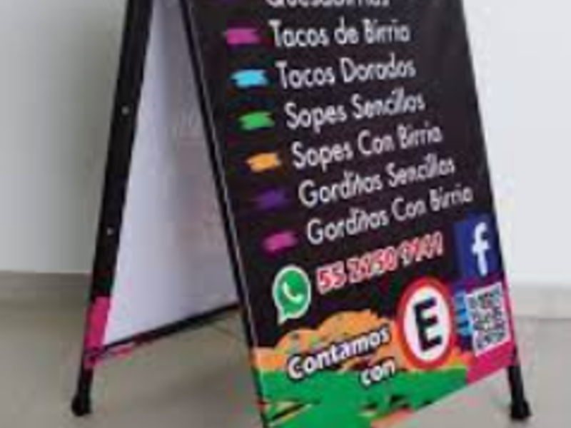 Caballetes publicitarios, Lima Perú