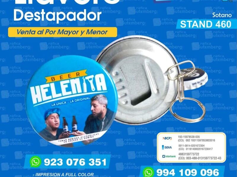 Llaveros Publicitarios, Lima Perú