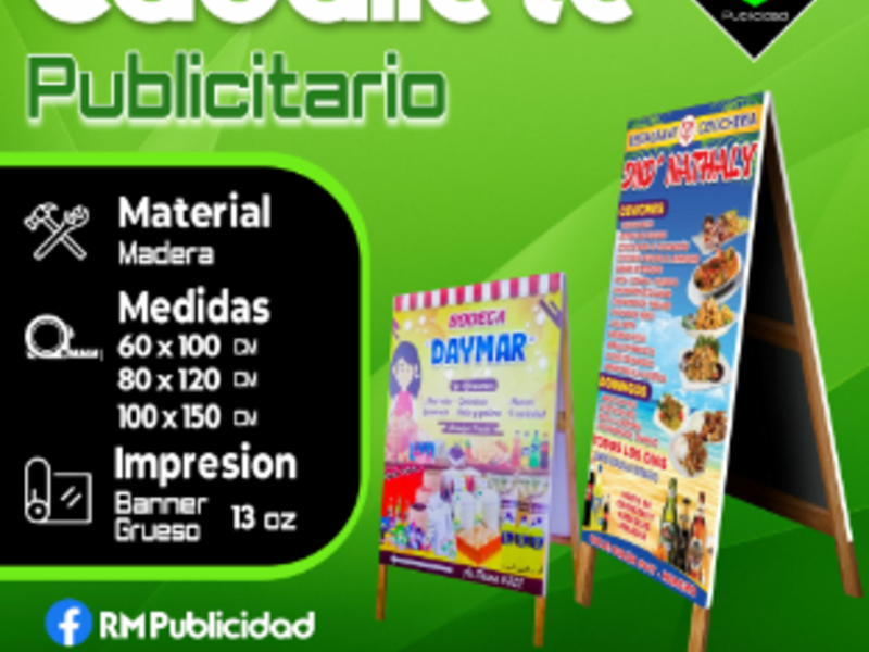 Caballetes publicitarios, Trujillo Perú