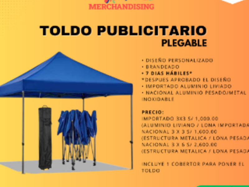 Toldos publicitarios, Lima Perú