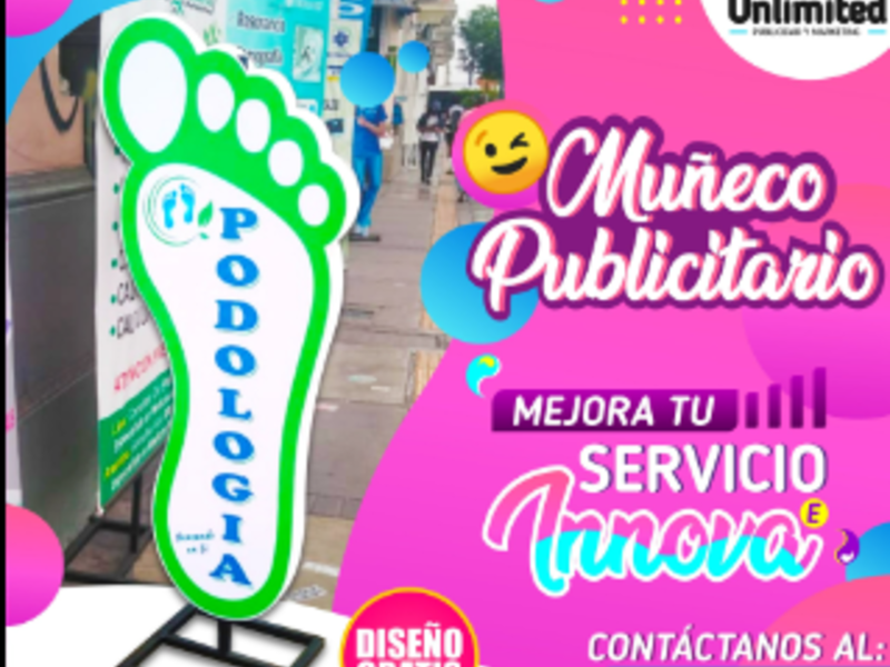 Muñeco publicitario, Lima Perú