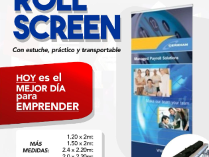 Roll Screen, Lima Perú
