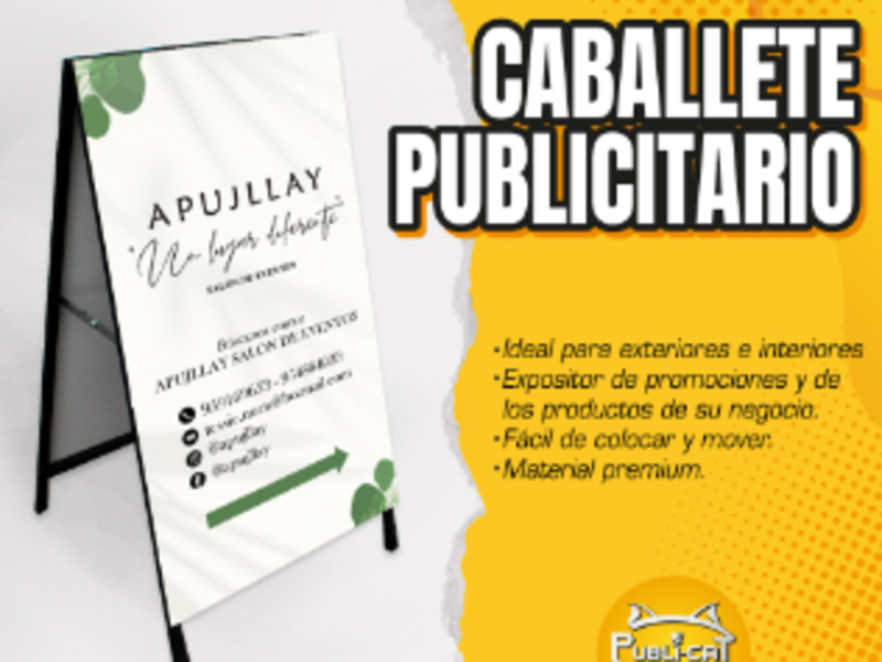 Caballetes publicitarios, Arequipa Perú
