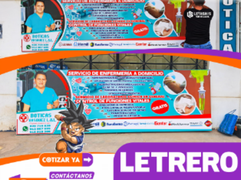 Letreros publicitarios, Lima Perú