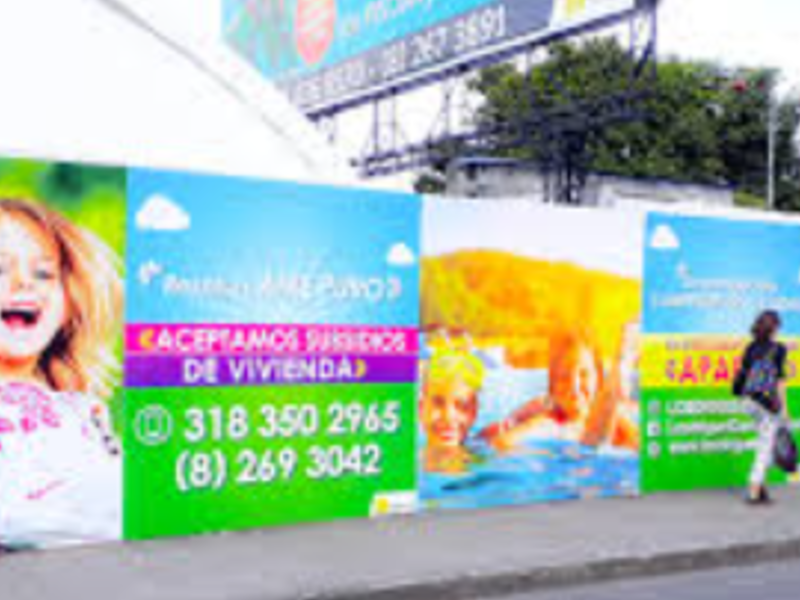 Bastidor publicitario, Lima Perú