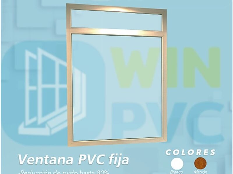 Ventana PVC fija San Borja