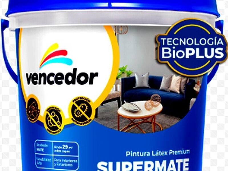 Pintura Vencedor Latex Supermate Perú