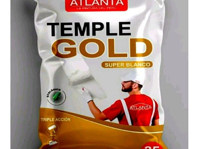 Pintura Temple Gold Blanco Peru