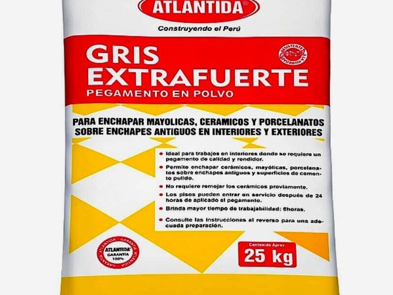 Pegamento Gris Extrafuerte Peru