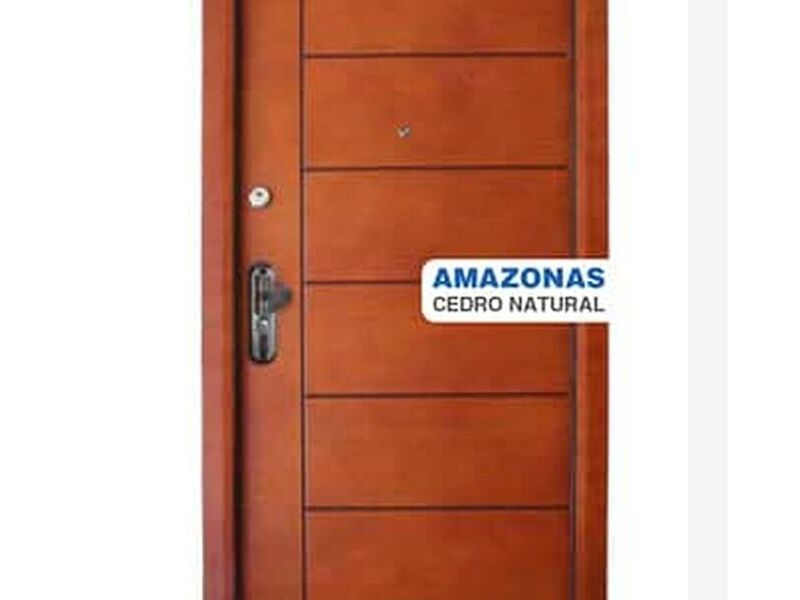 Puerta reforzada amazonas cedro natural 