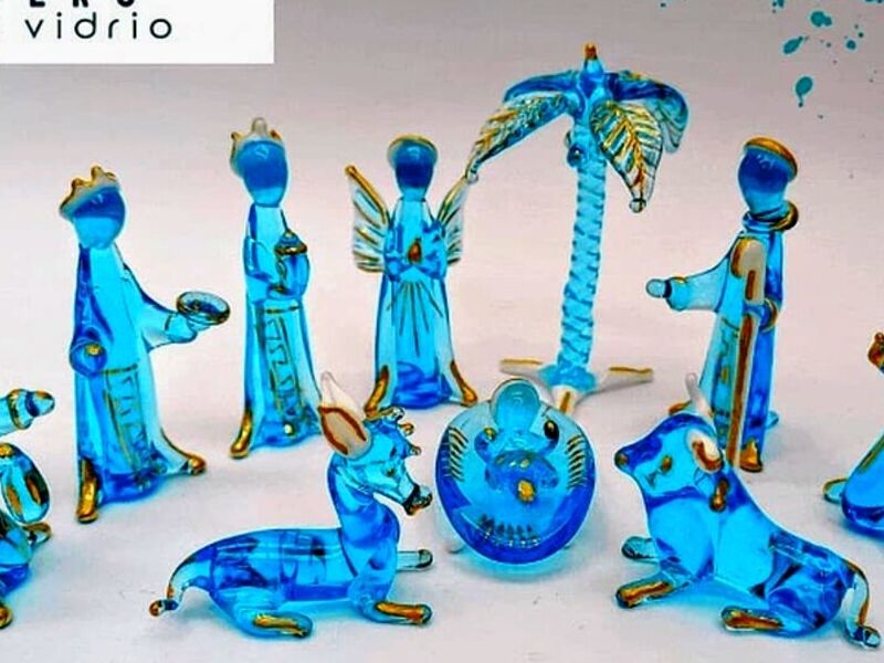 Pesebre Cristal turqueza Peru
