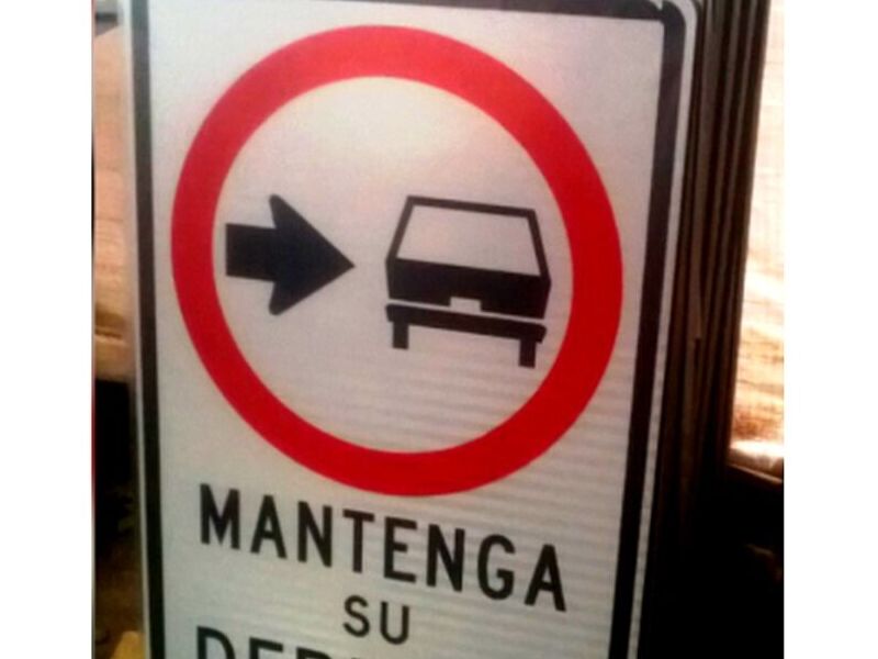 Paneles de seguridad vial Perú