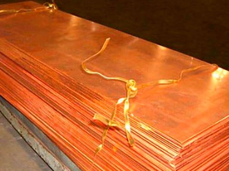 Plancha de cobre eléctrico Perú 