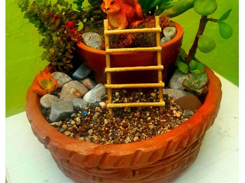 Maceta Decorativa Barro Peru