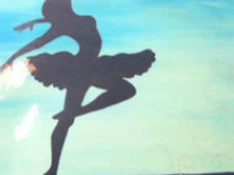 Pintura Bailarina Cuadro Perú 