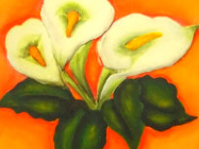 Cuadro Decorativo Flores Perú