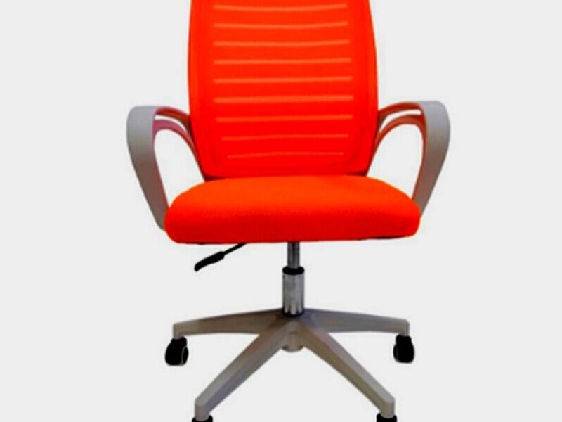 Silla Ejecutiva Malla Naranja Peru