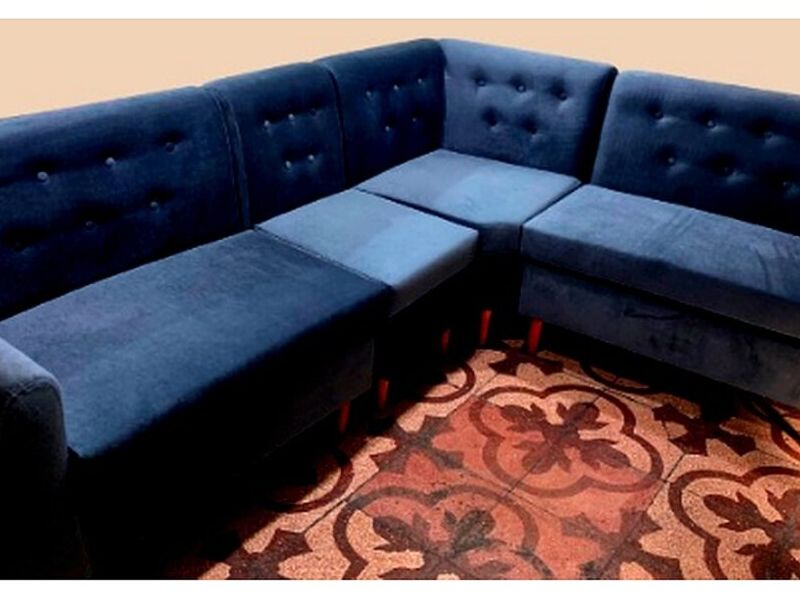 Sofa Moderno Azul Peru