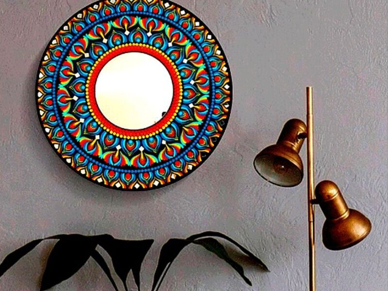 Espejo Decorativo Mándala Colors Perú