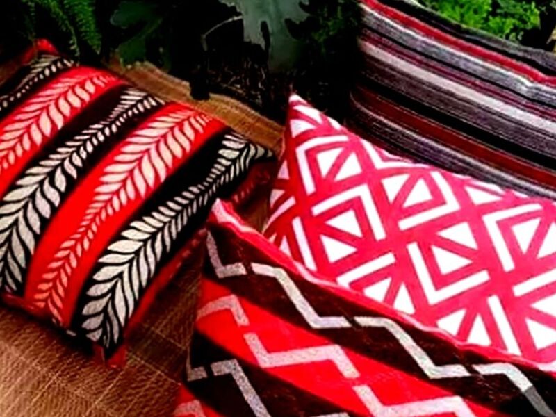 Cojin Decorados rojo Peru