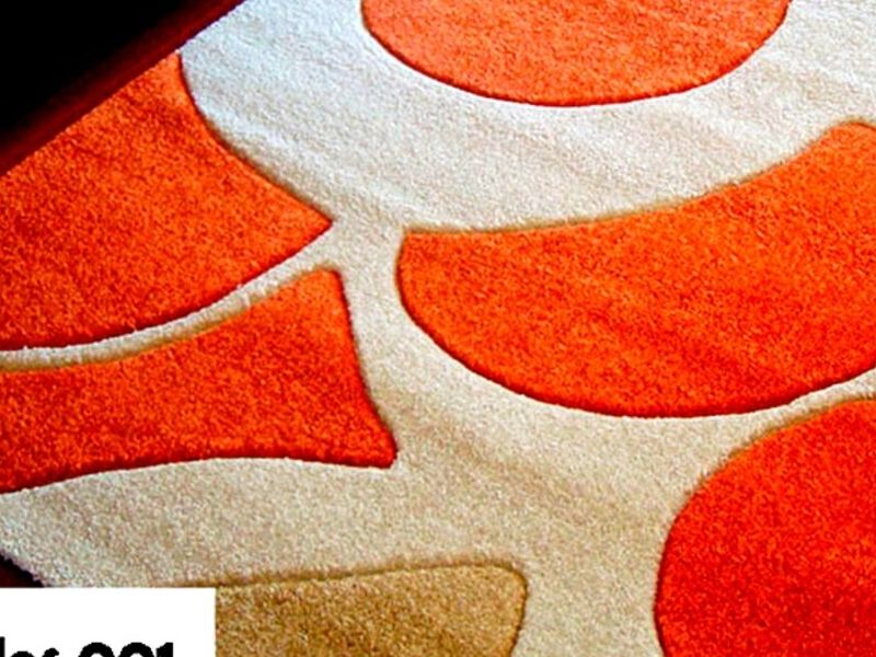Alfombra Circles Orange Peru