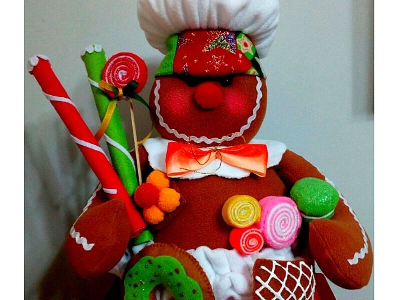 Adorno Muñe de Jengibre Peru