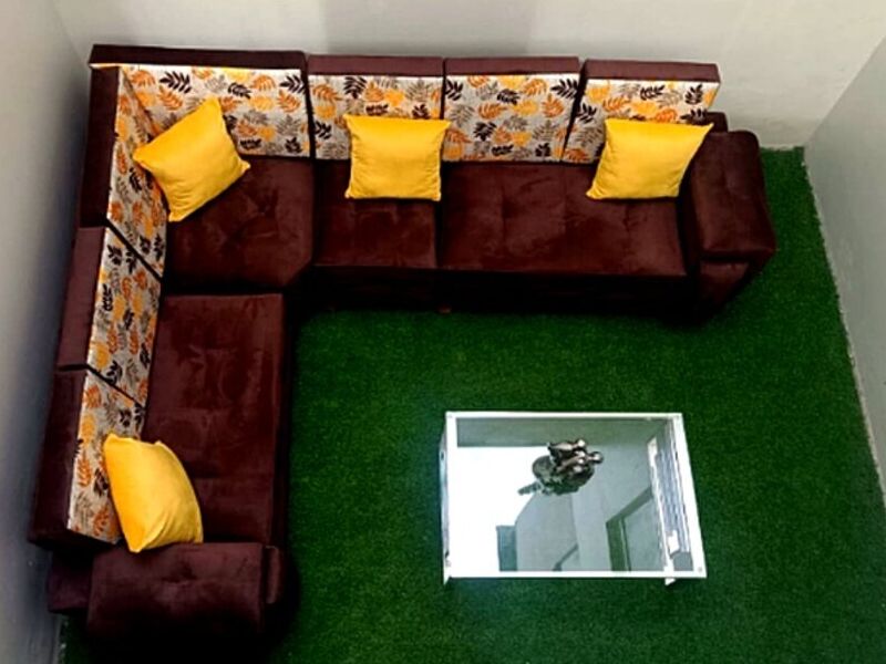 Sillon L Cafe cocoa Peru