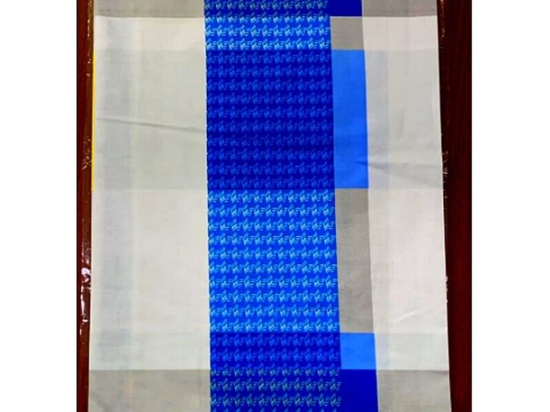 Tela Muebles Abstracto Azul Peru