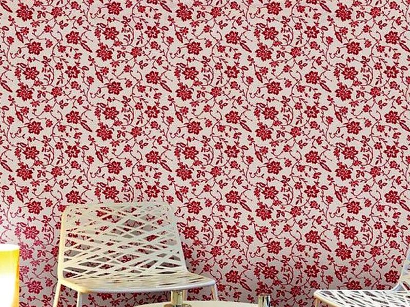 Papel Tapiz Decorados Rojos Peru