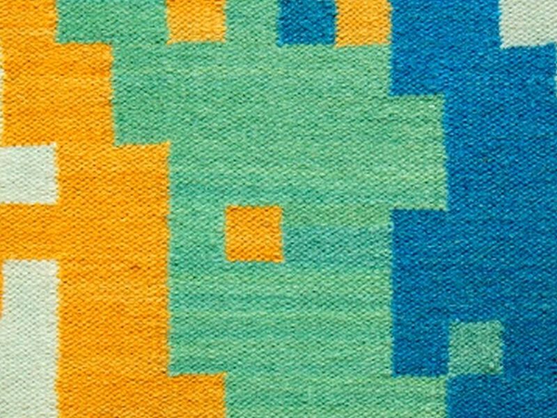 Alfombra Abstracta Colorida Peru