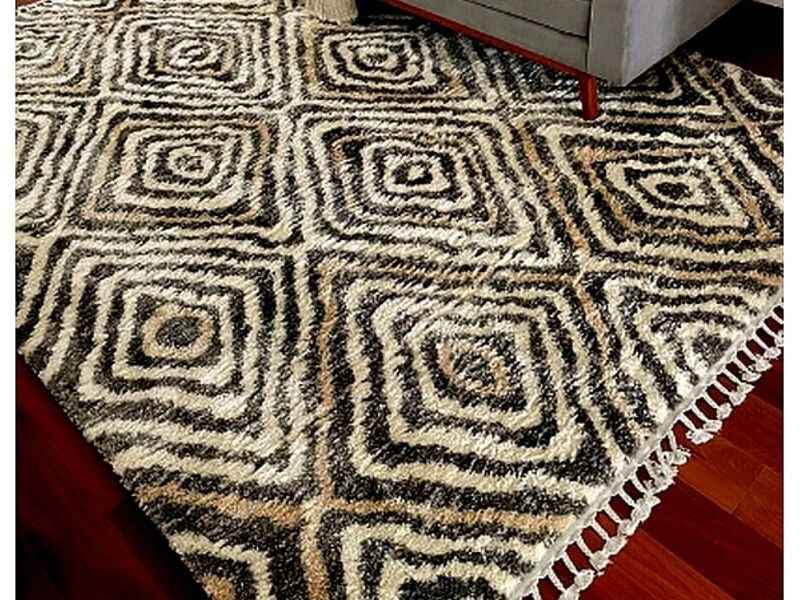 Alfombra Peluda Cebra Peru
